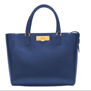 NEW Genuine Leather Tote Purse Classy Chic